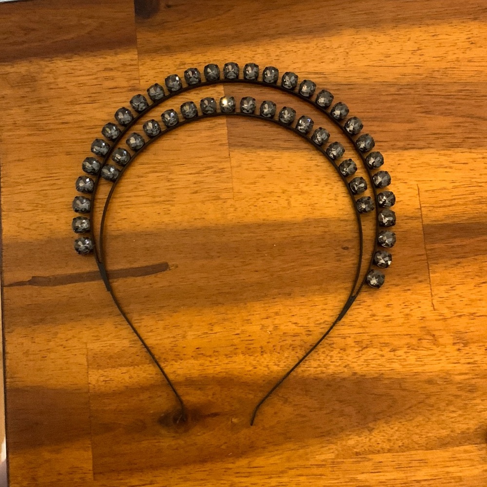 Anthro Metal 2 Tier Gemstone headband